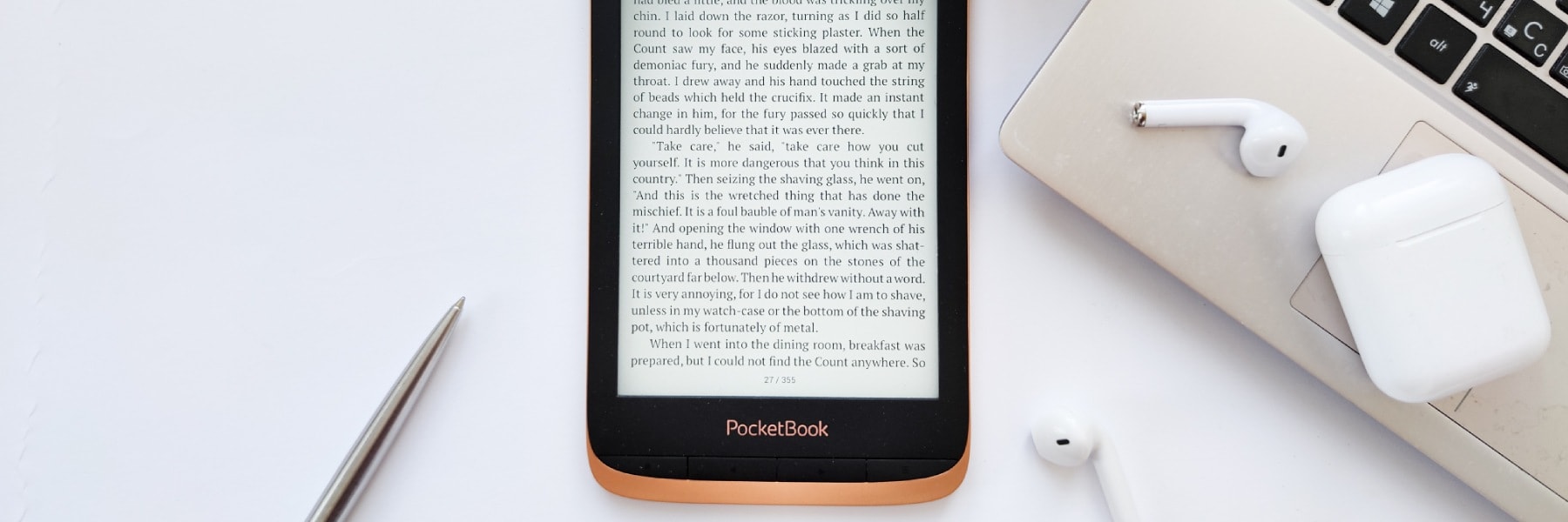 Audiolibros en tu PocketBook: los mejores e-readers con soporte de audio