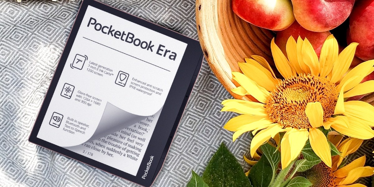 PocketBook Era está por fin a la venta: conoce el nuevo lector electrónico de 7 pulgadas con altavoz integrado
