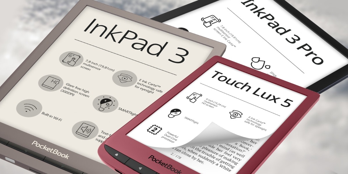 Firmware 6.7 para cinco modelos de PocketBook: mejor sonido y otras mejoras