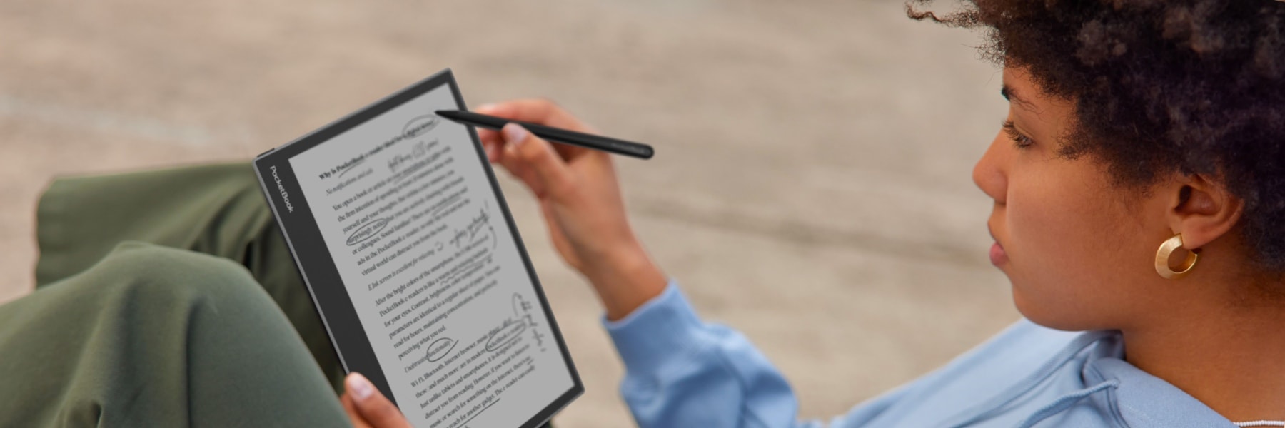Reconocimiento de texto en PocketBook InkPad Eo: convierte notas manuscritas a texto con OCR
