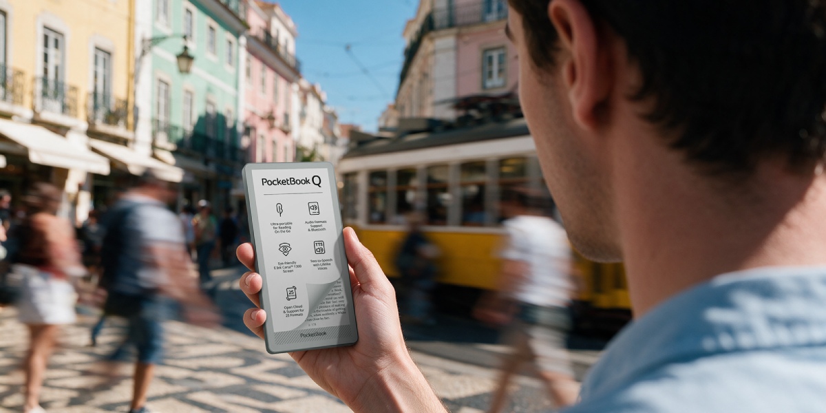 El lector electrónico de tamaño teléfono en IFA 2026: Comodidad a mano para hacer «detox» digital, leer y escuchar